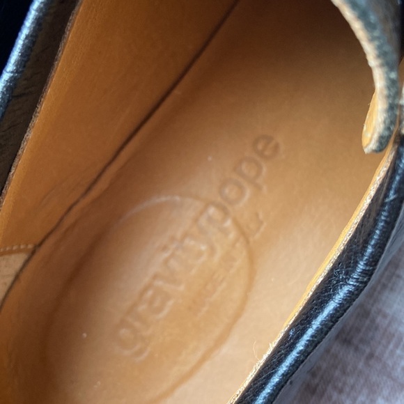 Gravity Pope Leather Derby Shoes Black Size 39 (fits like 40) - Picture 11 of 13